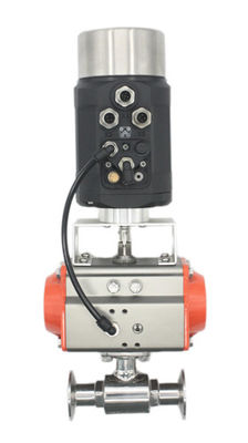 Électro positionneur pneumatique de robinet à tournant sphérique de l'acier inoxydable M22*1.5